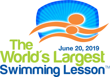 The World's Largest Swimming Lesson logo